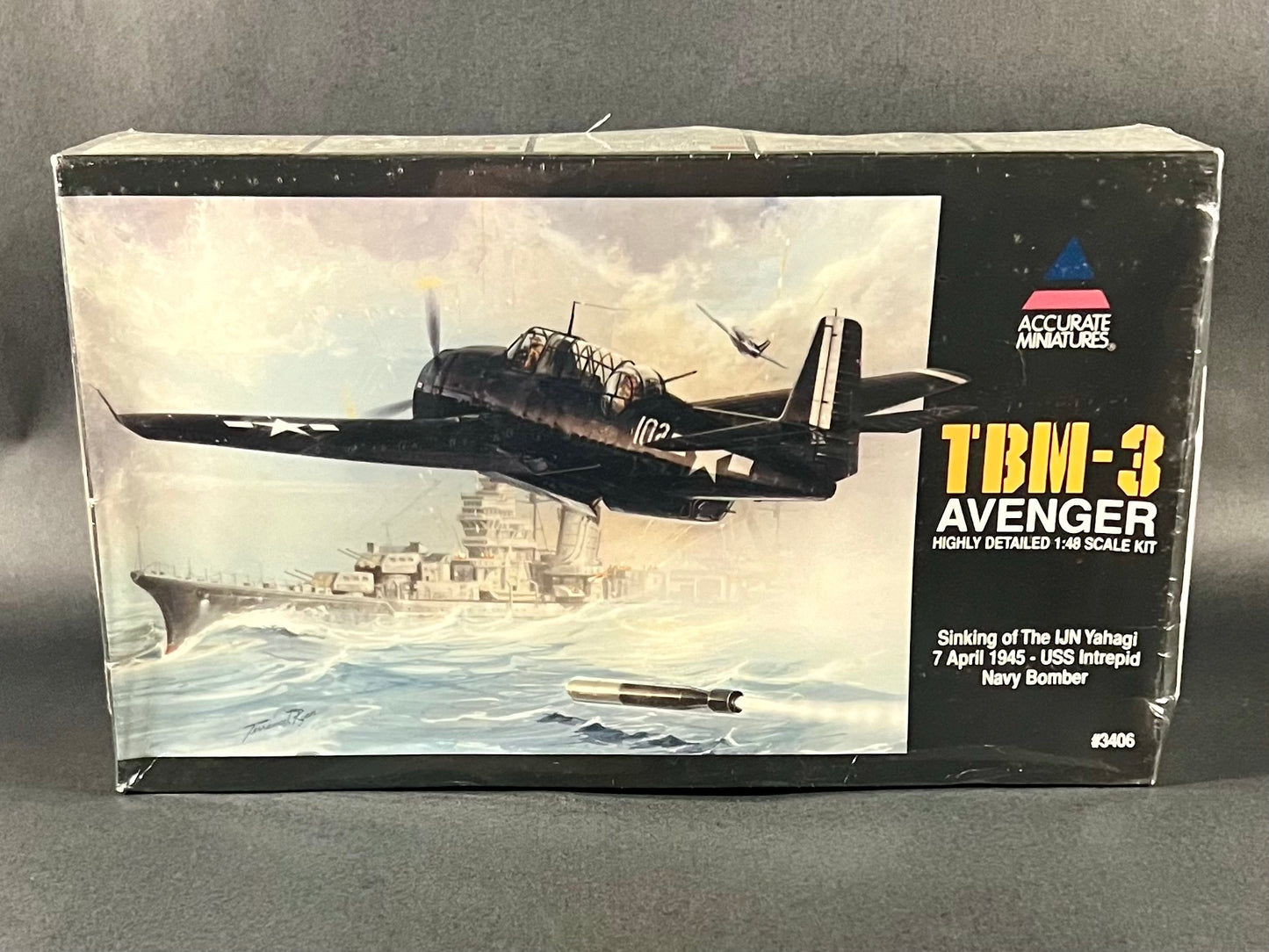 Accurate Miniatures Model Kit 3406 1:48 Scale TBM-3 Avenger 'Sinking of The IJN Yahagi'