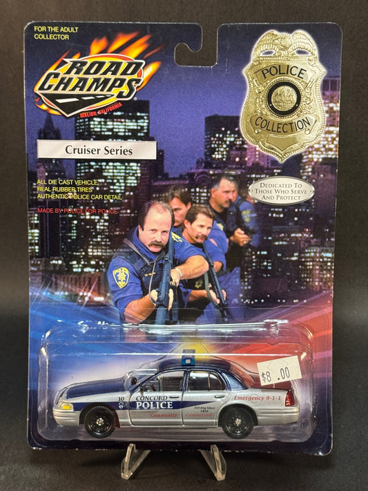 2000 Road Champs Police Collection Cruiser Series Concord New Hampshire, Silver and Blue