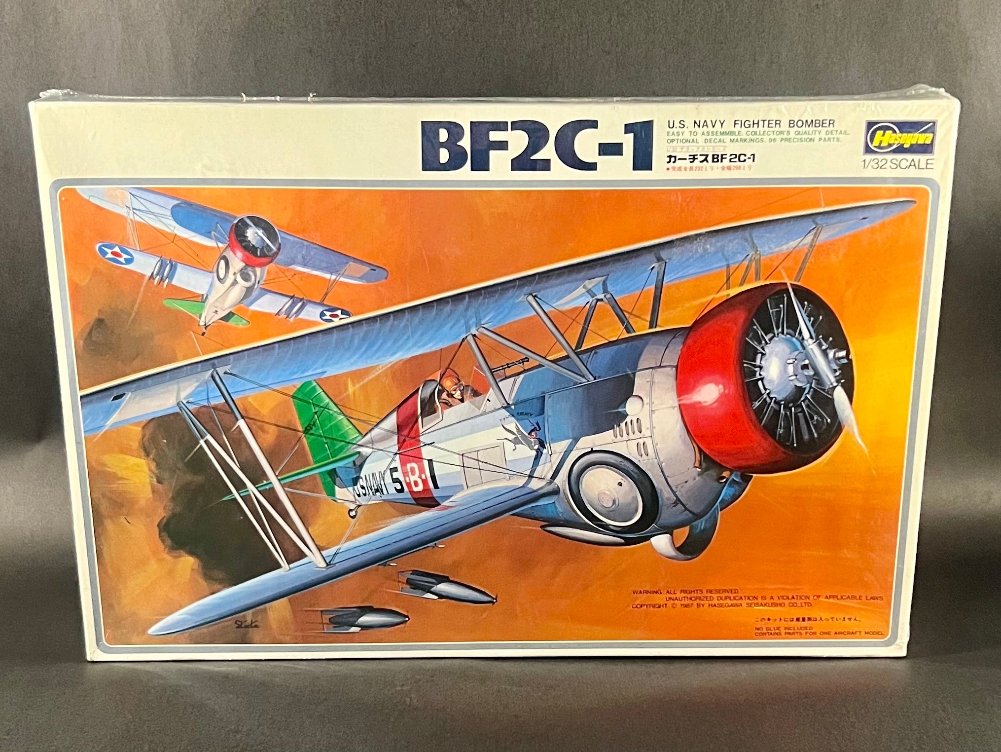 Hasegawa Model Kit S9 1:32 Scale BF2C-1 US Navy Fighter Bomber ...