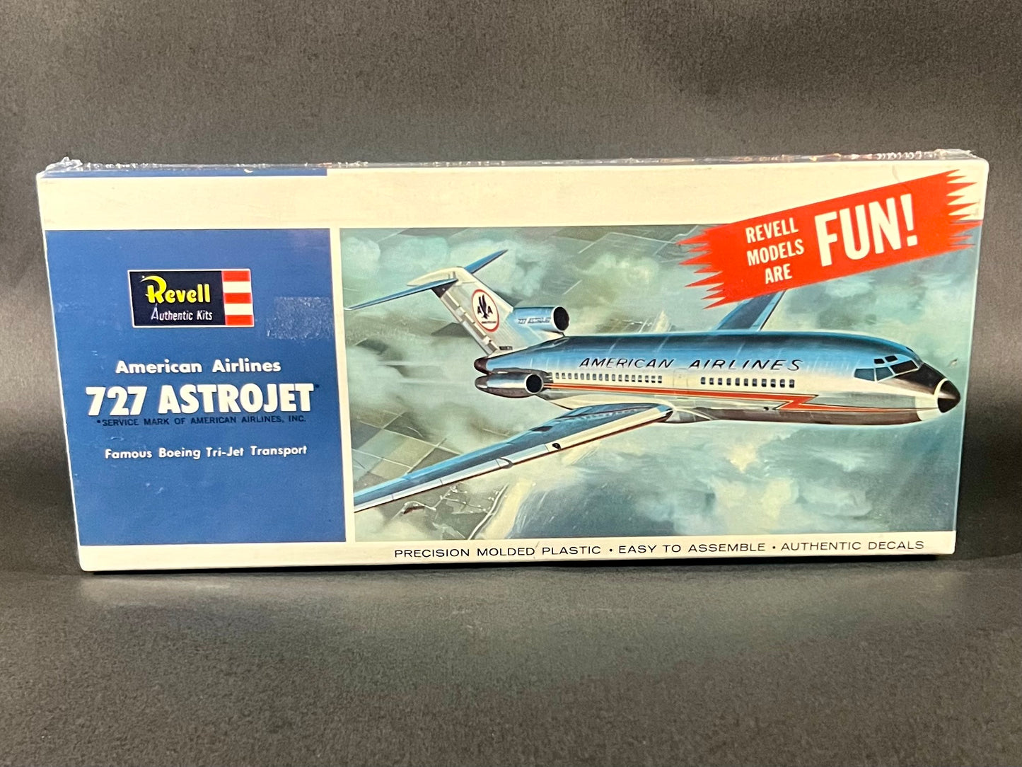 Revell Model Kit H-245 1:144 Scale American Airlines 727 Astrojet