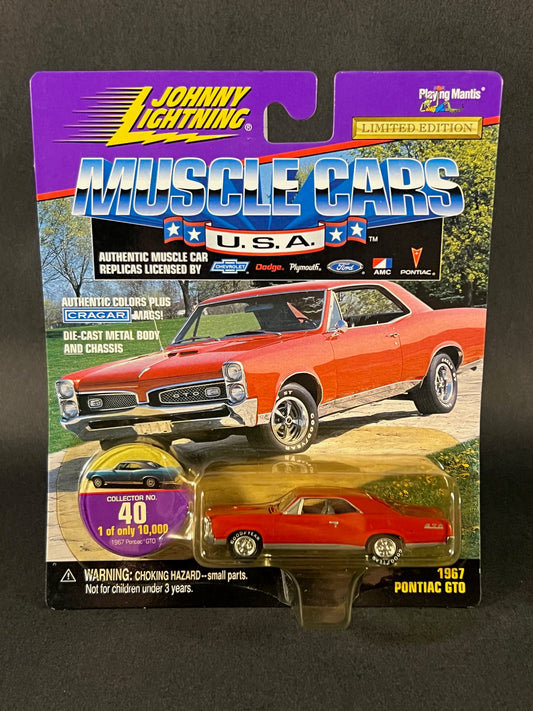 Johnny Lightning 1998 Muscle Cars USA #40 1967 Pontiac GTO, Red