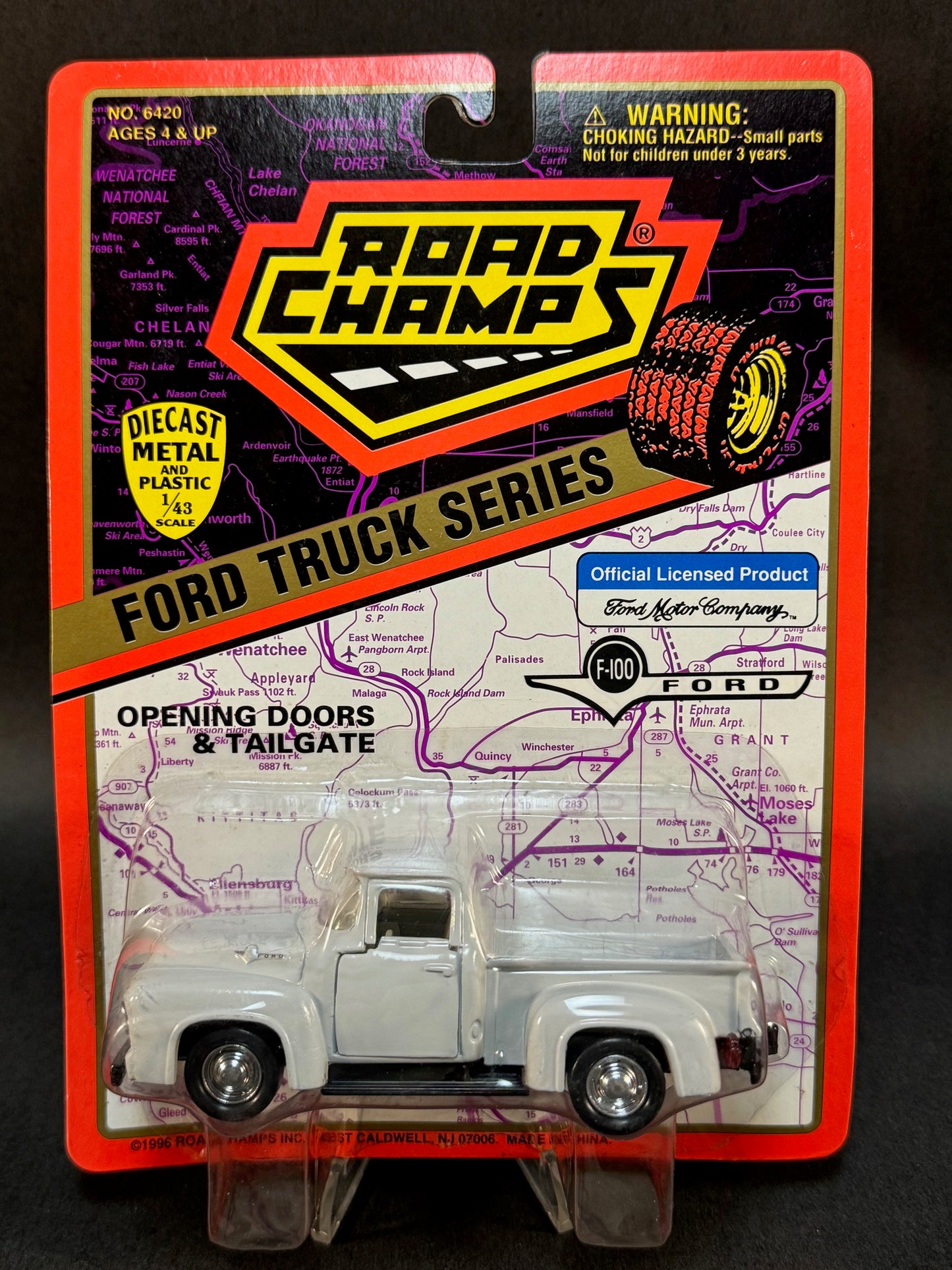 1996 Road Champs Ford Truck Series Ford F-100 Pickup, White