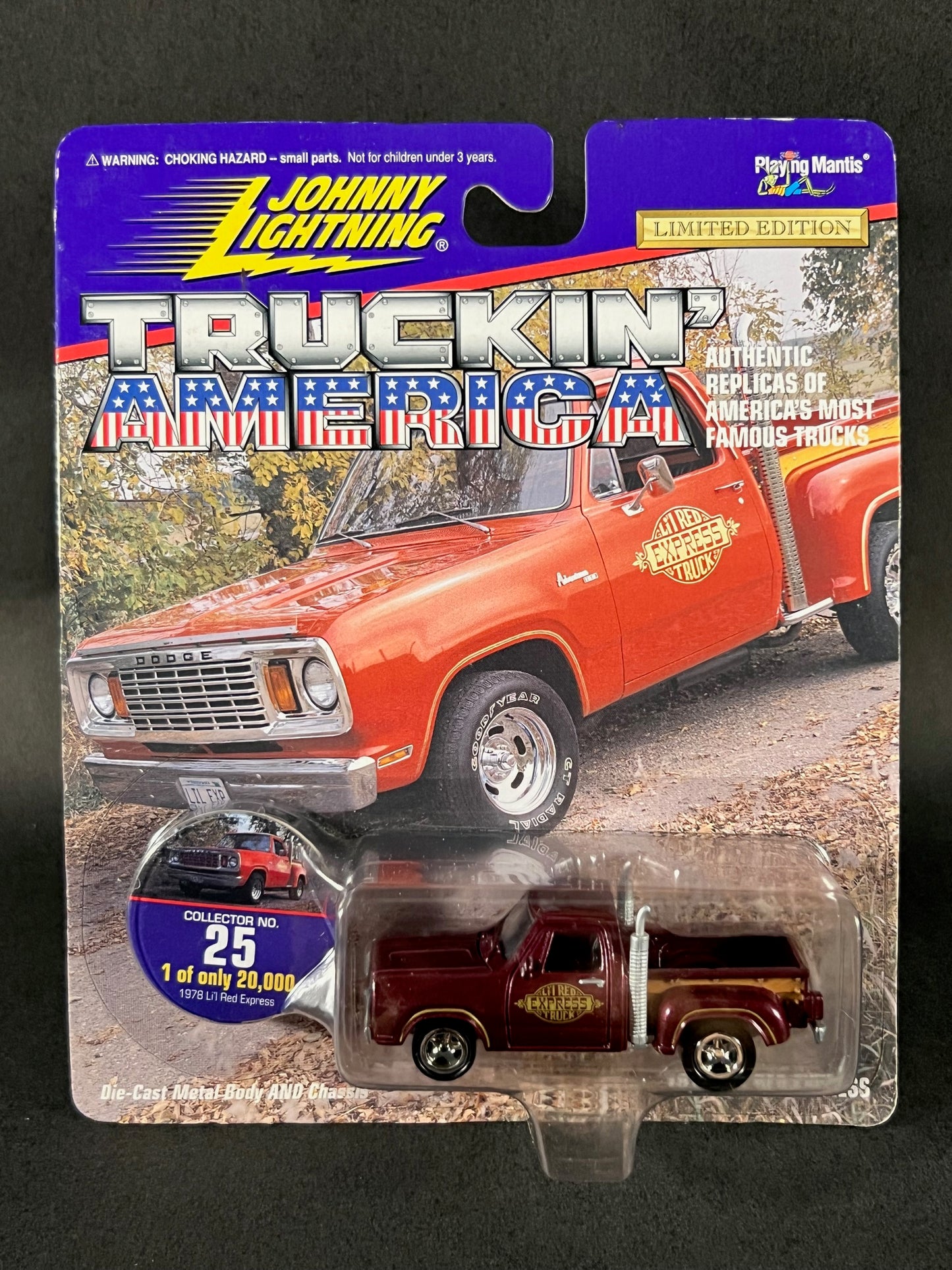 Johnny Lightning 1997 Truckin' America #25 1978 Li'l Red Express, Red