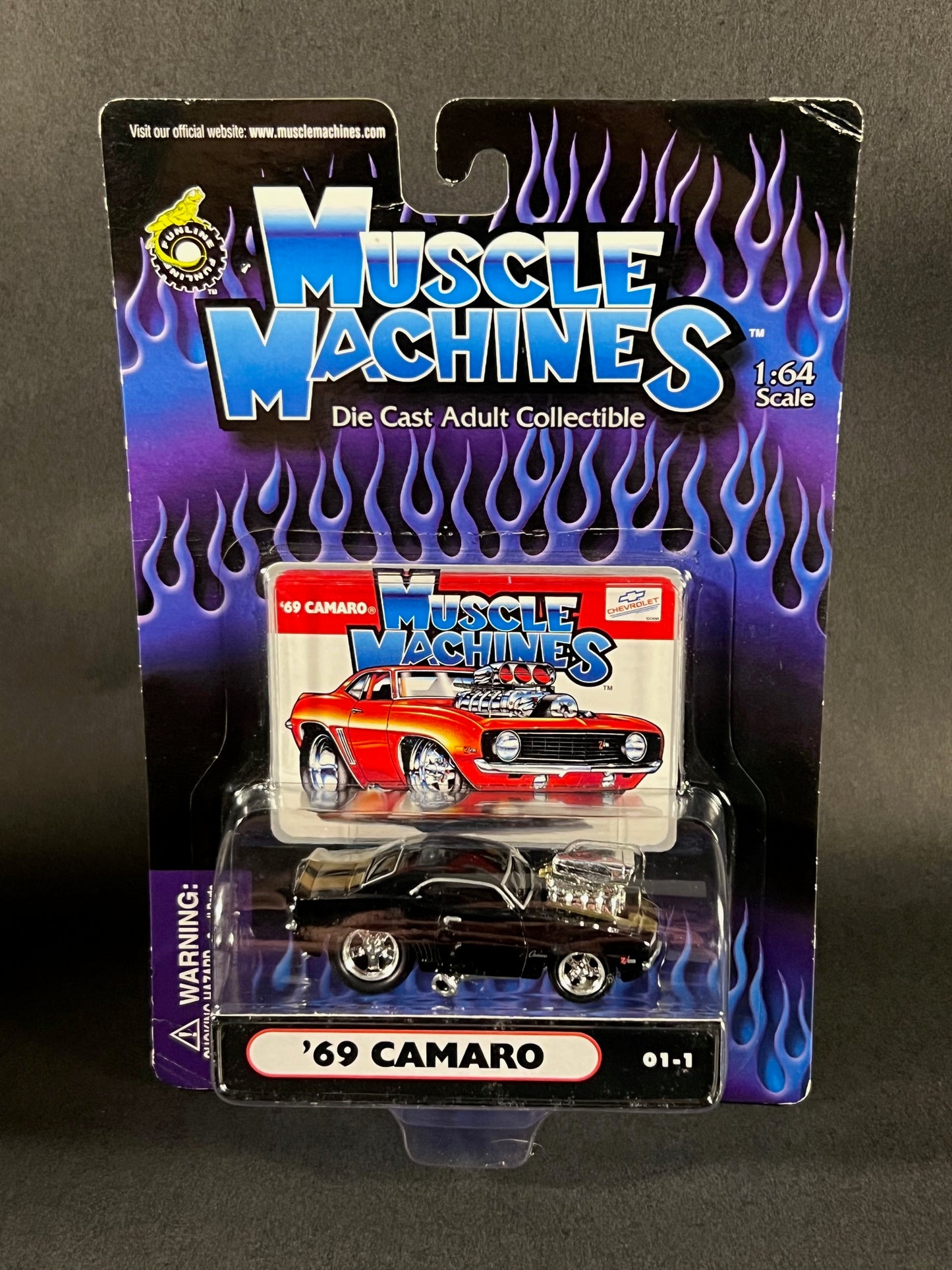 Muscle Machines 2000 Series 1 01-1 '69 Camaro, Black