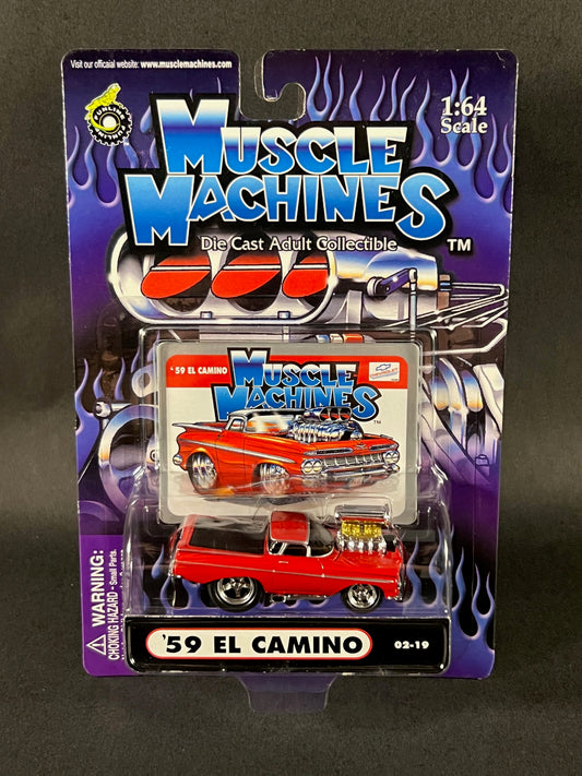 Muscle Machines 2001 Series 2 02-19 '59 El Camino, Red