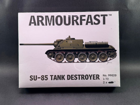 Armourfast Model Kit 99020 1:72 Scale SU-85 Tank Destroyer Includes 2 Kits