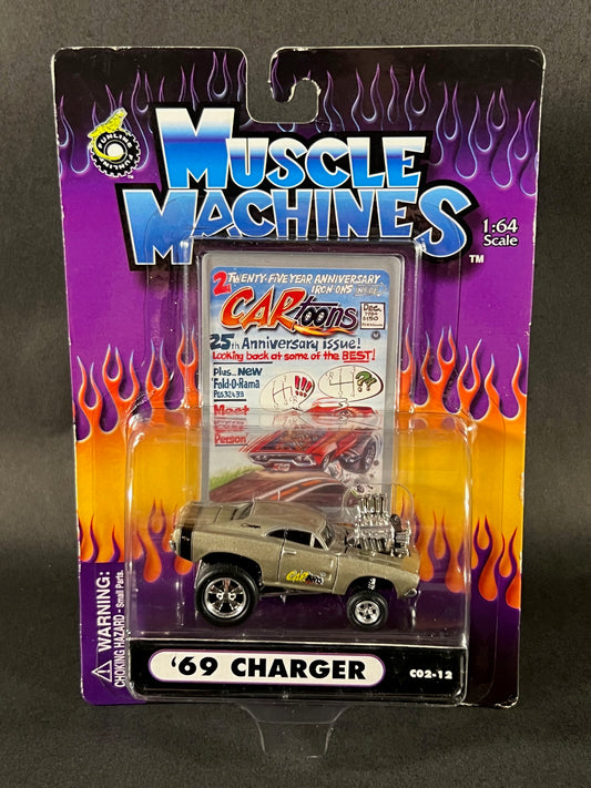 Muscle Machines 2001 Cartoons CO2-12 '69 Charger, Gold