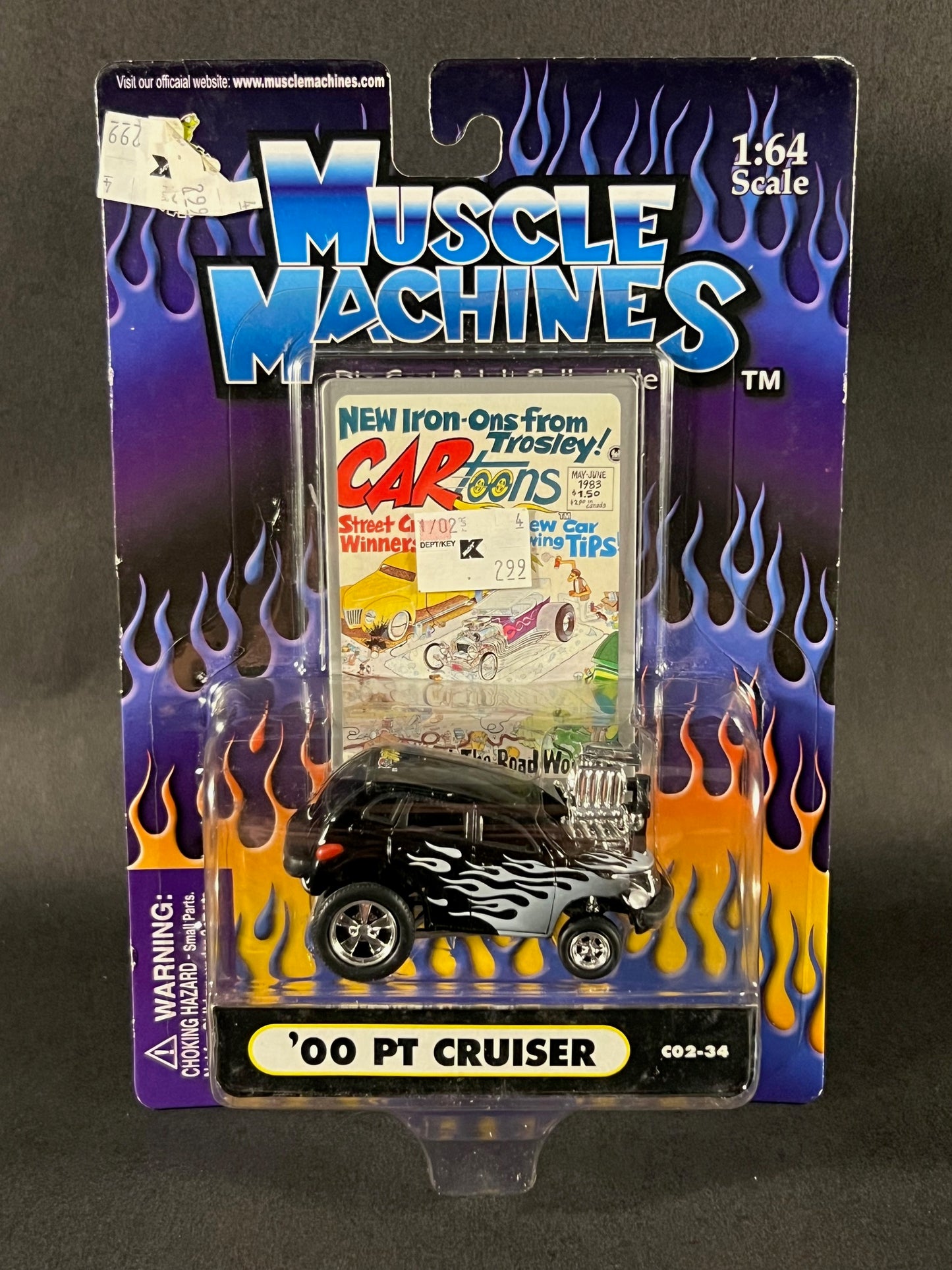 Muscle Machines 2001 C02-34 Cartoons '00 PT Cruiser, Black