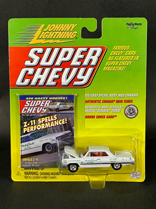 Johnny Lightning 2000 Super Chevy Impala Z-11, White