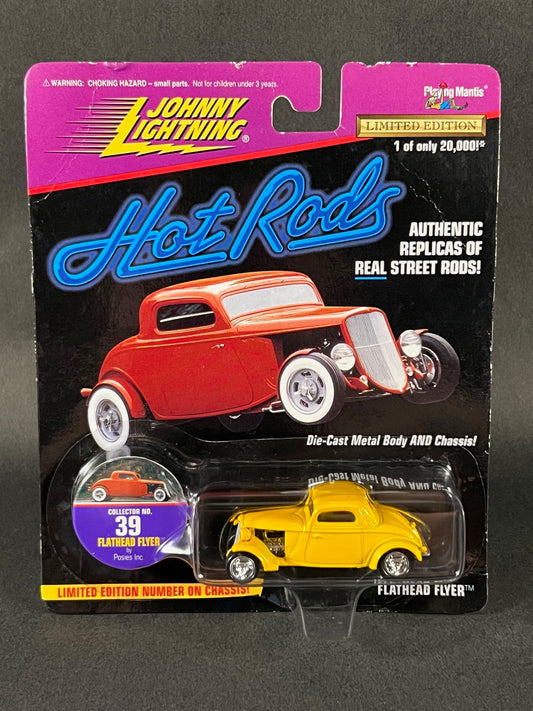 Johnny Lightning 1997 Hot Rods #39 Flathead Flyer, Yellow