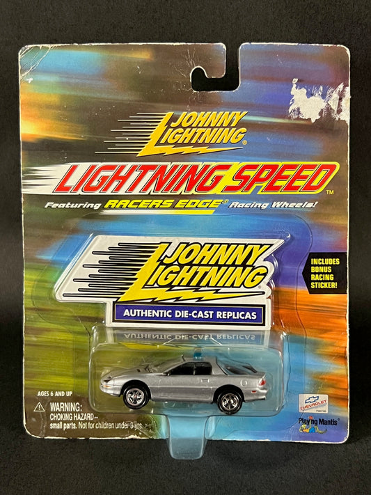 Johnny Lightning 2000 Lightning Speed Chevy Camaro Police Car, Silver