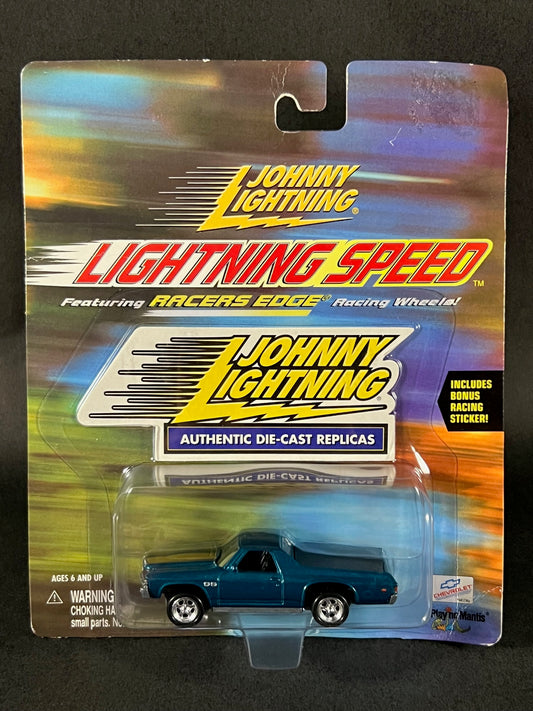 Johnny Lightning 2000 Lightning Speed 1971 Chevy El Camino, Blue