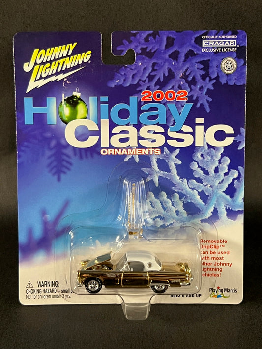 Johnny Lightning 2002 Holiday Classic Ornaments 1956 Ford Thunderbird, Gold