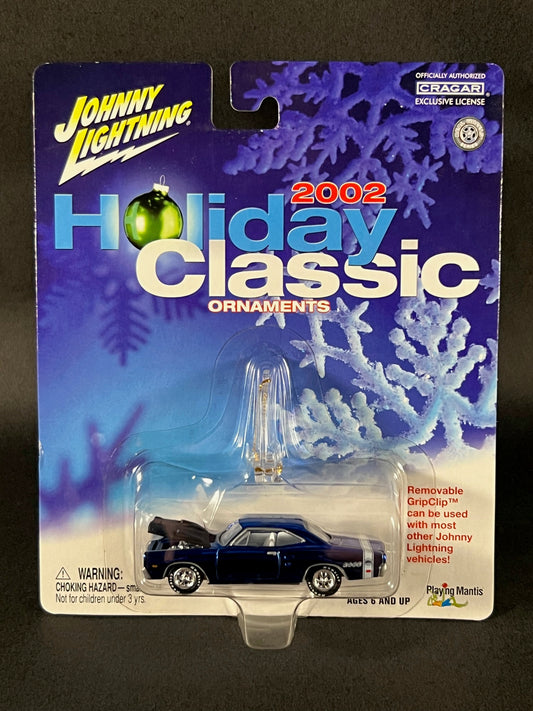 Johnny Lightning 2002 Holiday Classic Ornaments 1969 Dodge Super Bee, Blue