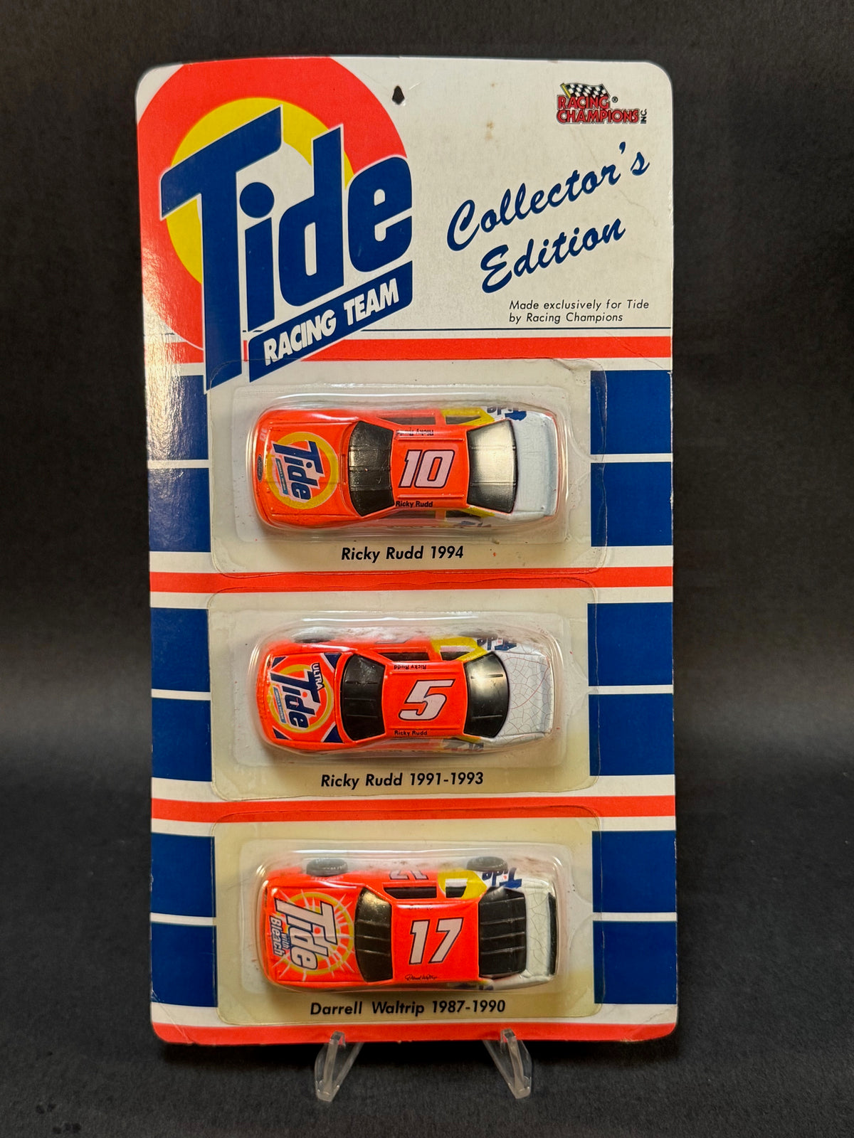 Tide Racing Team 1993 Racing Champions Collector's Edition NASCAR Tide Racing Team 3 Ca ...