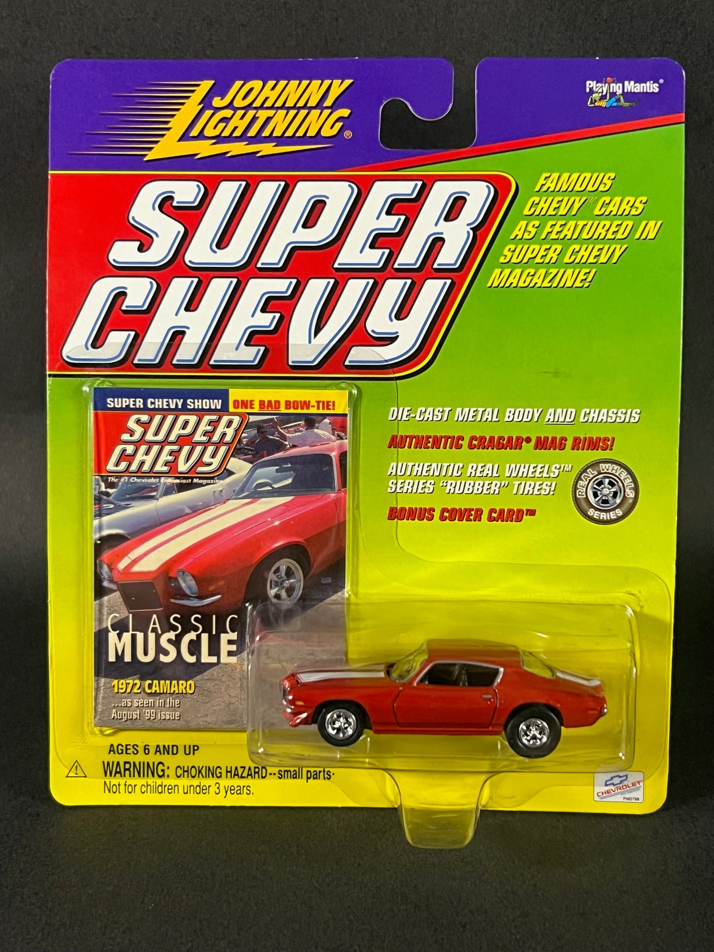 Johnny Lightning 1999 Super Chevy 1972 Camaro, Red