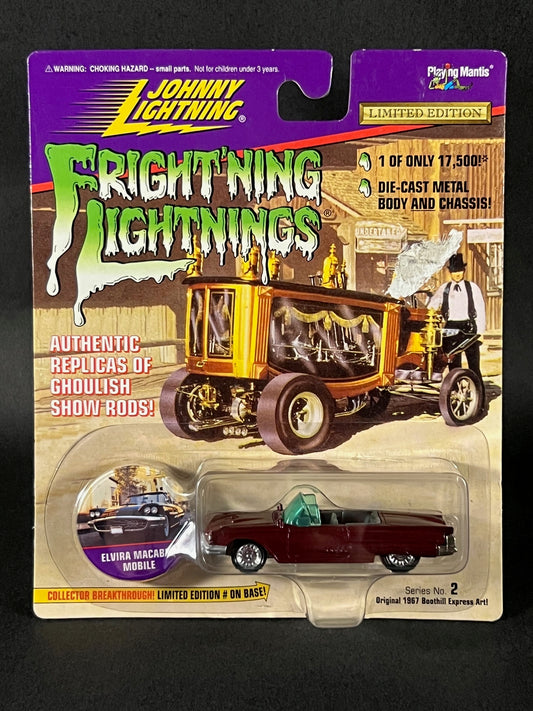 Johnny Lightning 1996 Fright'ning Lightnings Series 2 Elvira Macabre Mobile, Red