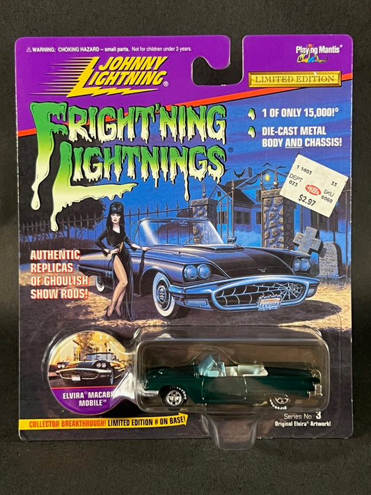 Johnny Lightning 1996 Fright'ning Lightnings Series 3 Elvira Macabre Mobile, Green