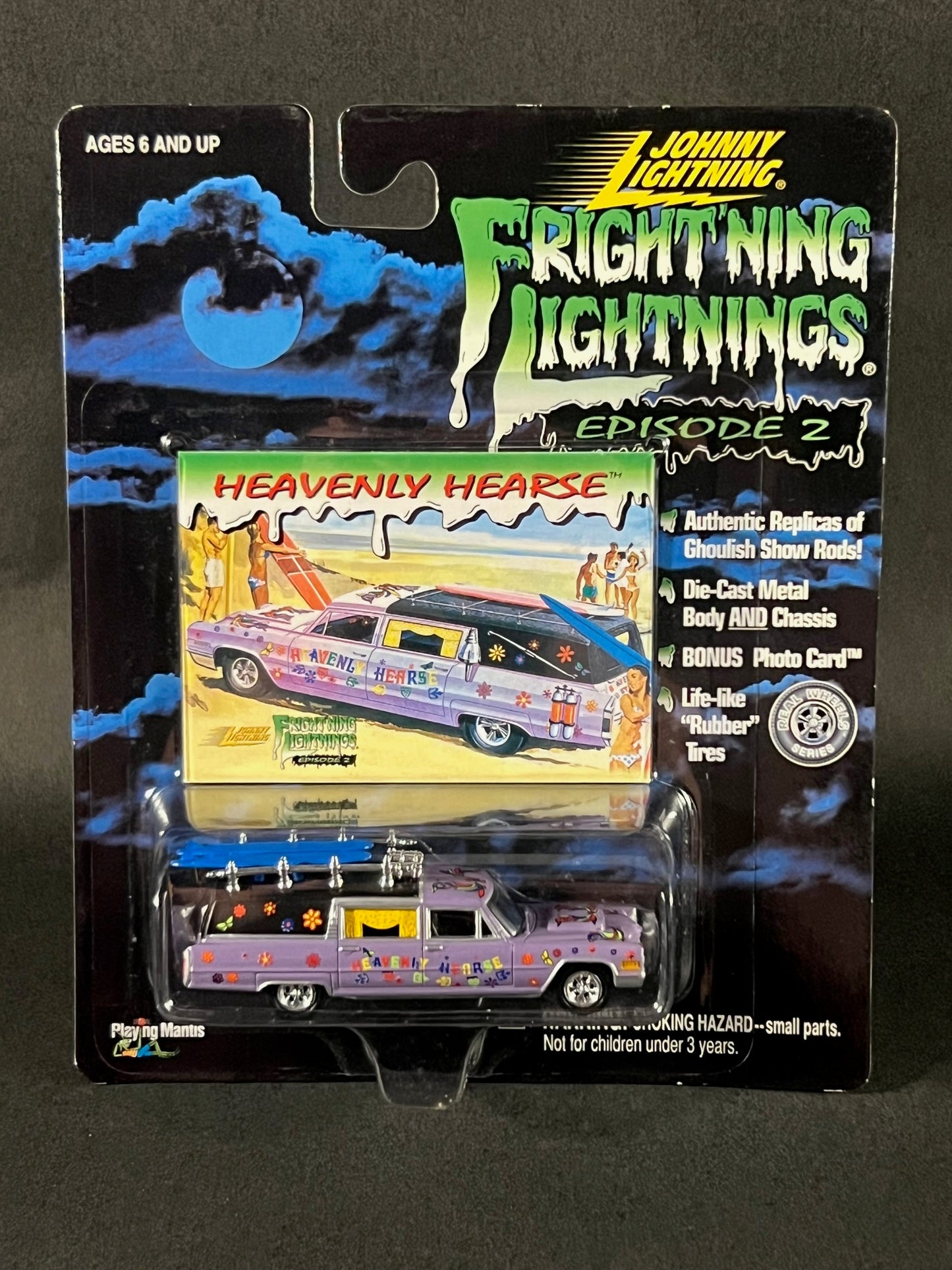 Johnny Lightning Fright'ning Lightnings Episode 2 Heavenly Hearse, Purple