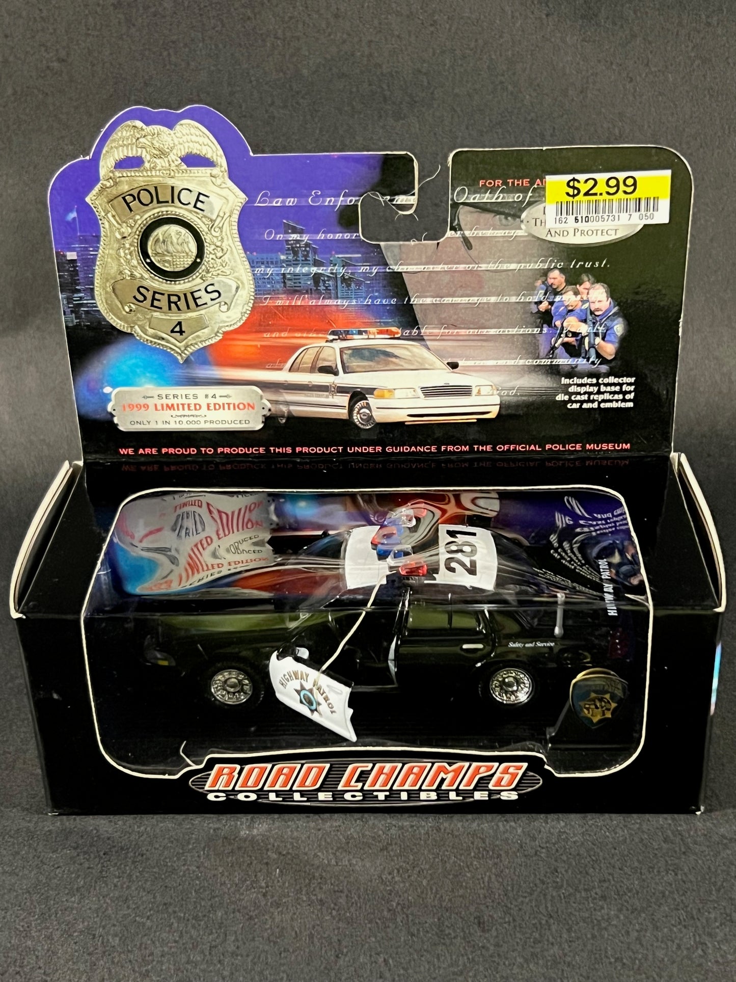 Road Champs Collectibles 1999 Police Series 4 California Highway Patrol