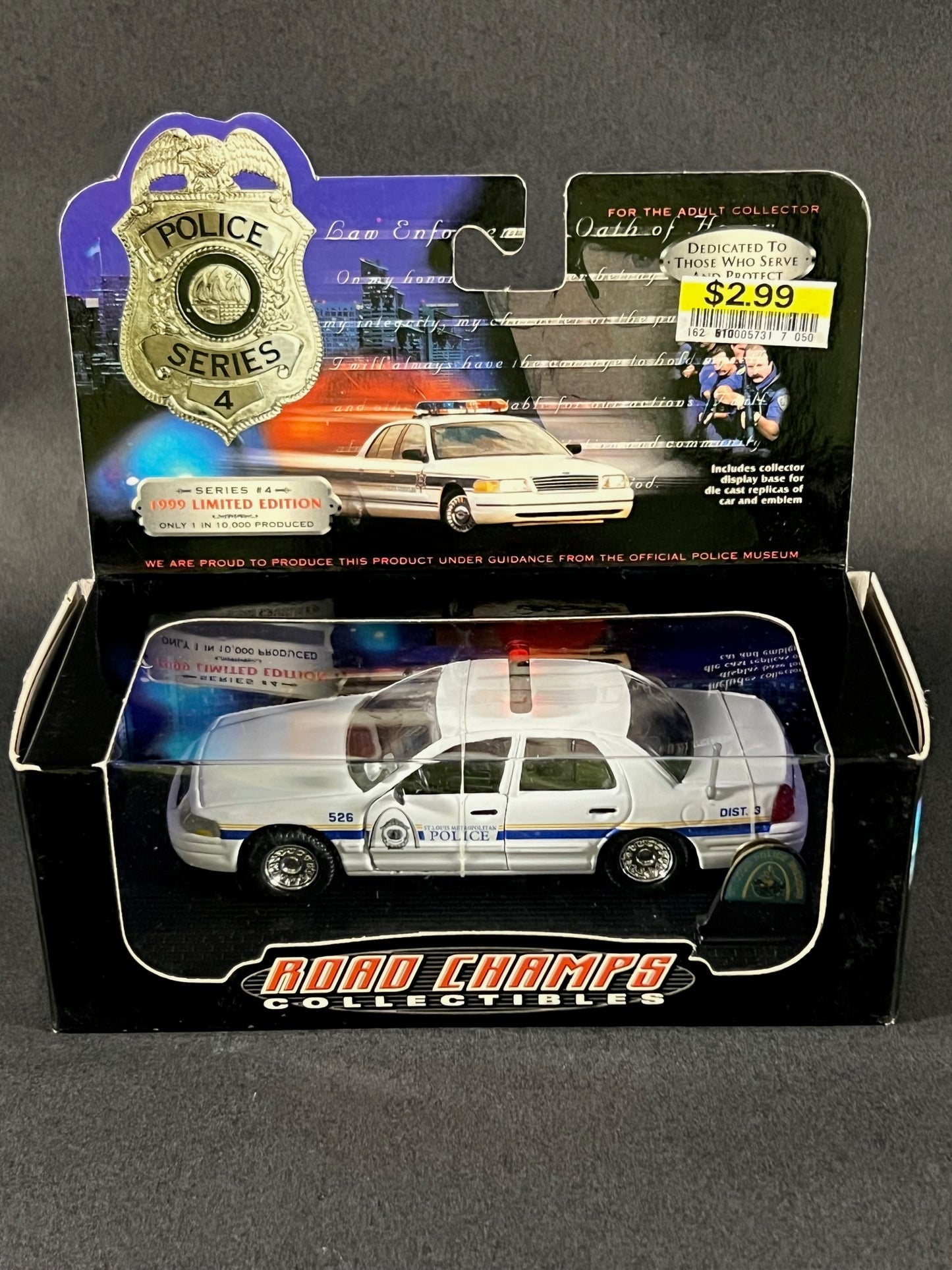 Road Champs Collectibles 1999 Police Series 4 St. Louis Metropolitan Police