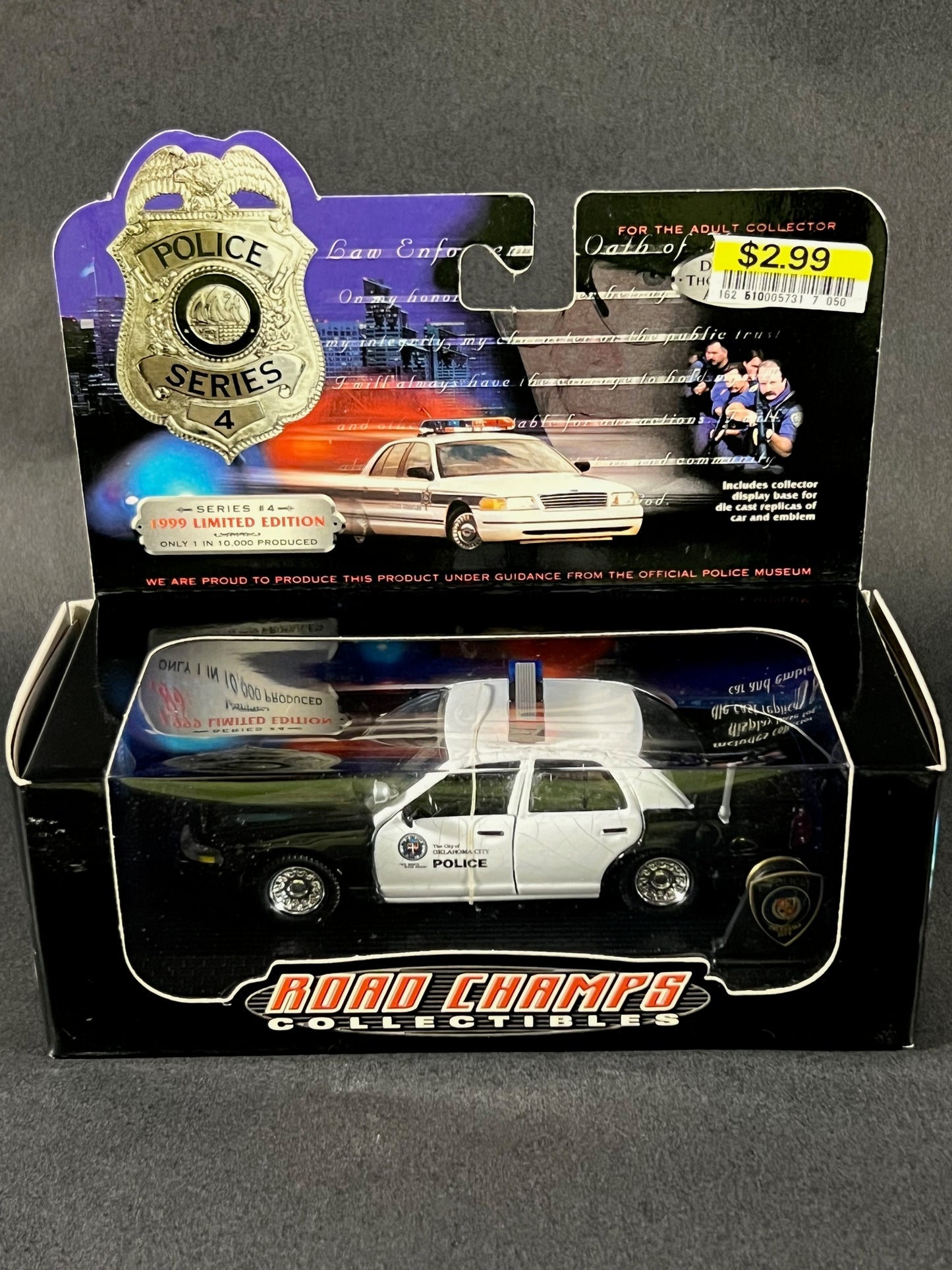 Road Champs Collectibles 1999 Police Series 4 Oklahoma City Police