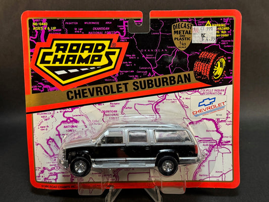1995 Road Champs Chevrolet Suburban Series Chevy Suburban 1500, Black and Silver