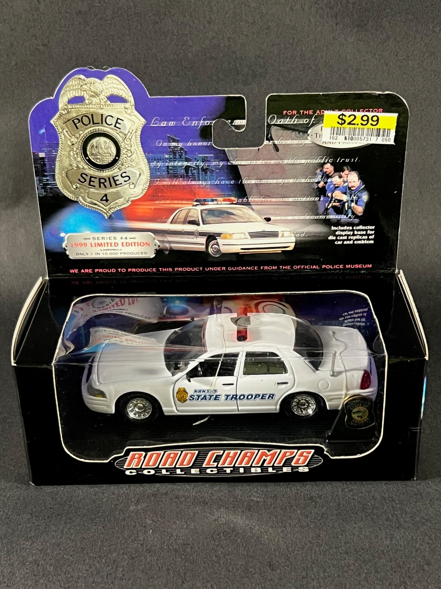 Road Champs Collectibles 1999 Police Series 4 State of Kansas Highway Patrol