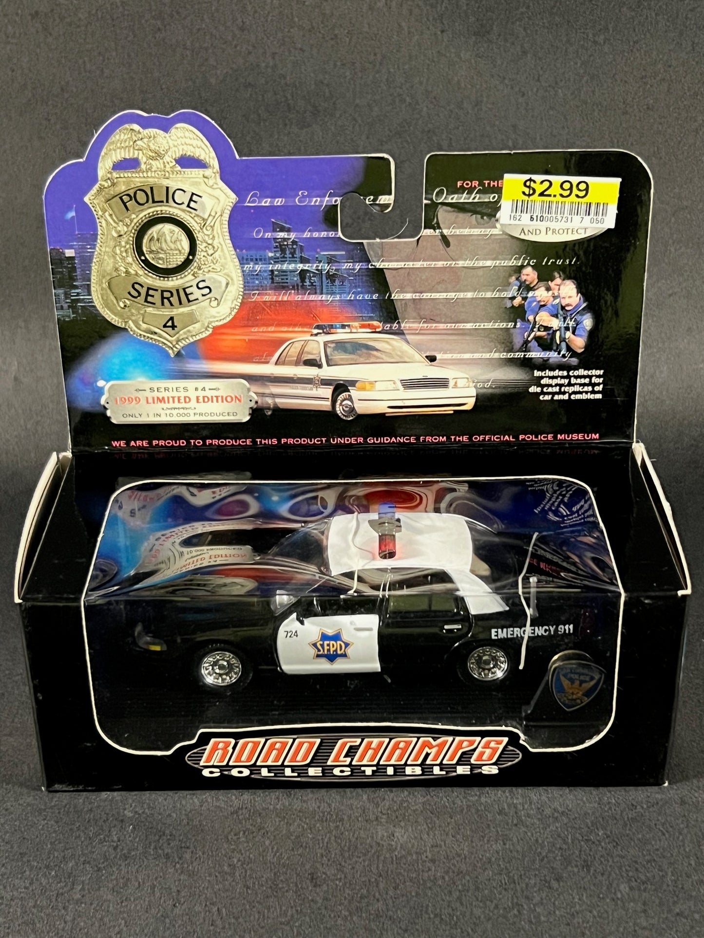 Road Champs Collectibles 1999 Police Series 4 San Francisco Police