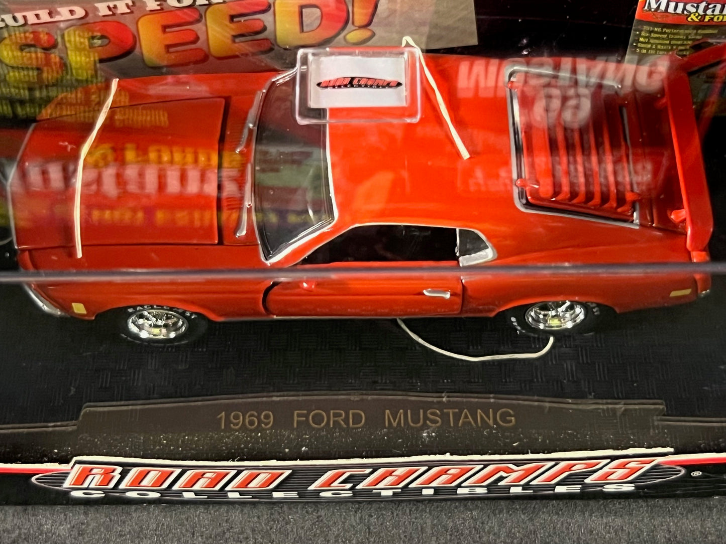 Road Champs 1999 Mustang & Fords 1969 Ford Mustang, Red