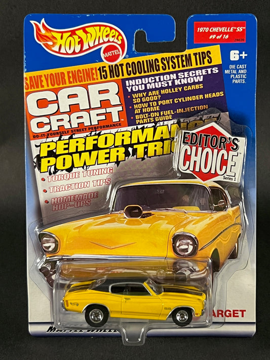 2000 Hot Wheels Editor's Choice Series 1 #9 1970 Chevelle SS, Yellow