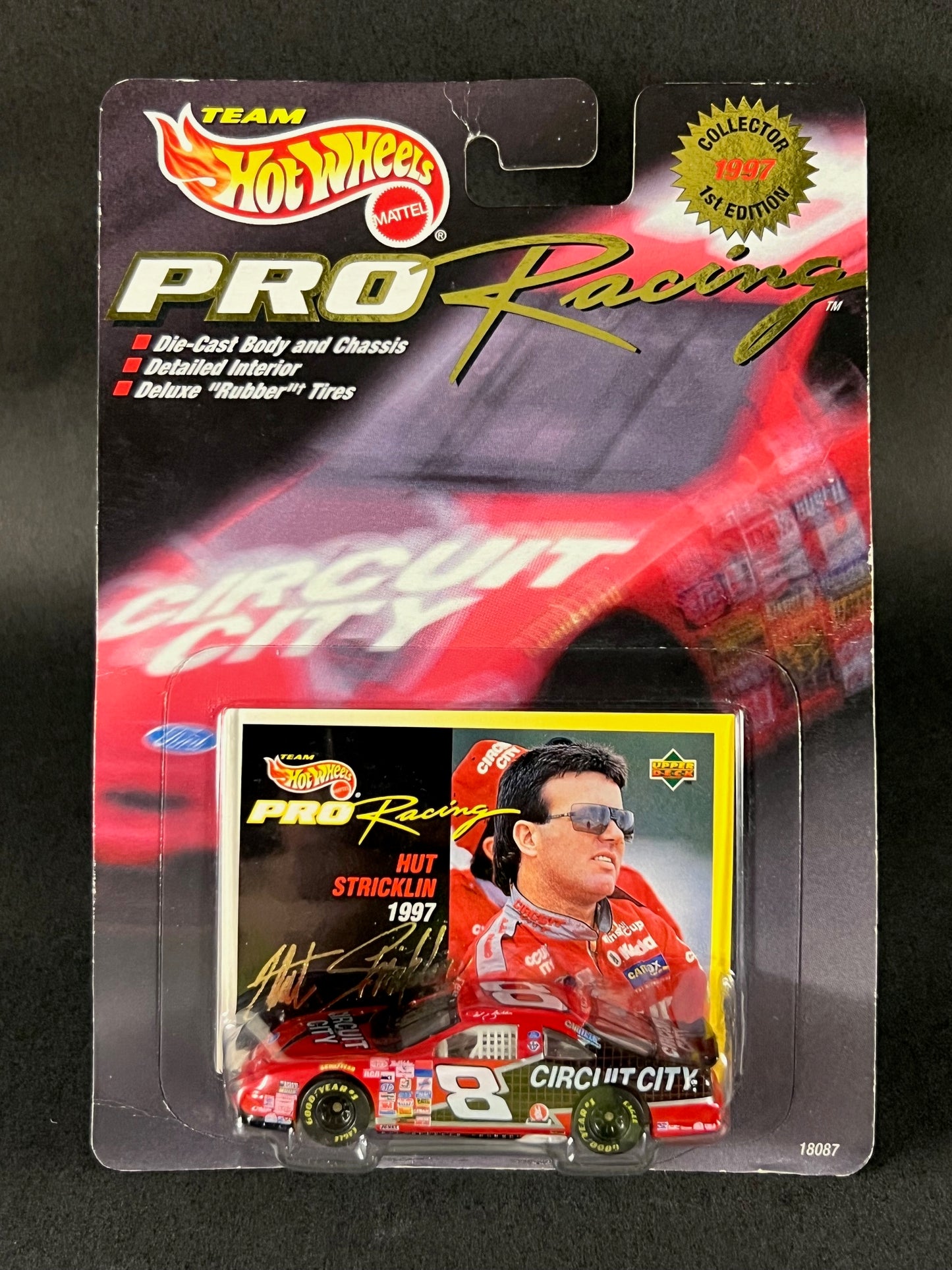 1996 Team Hot Wheels Pro Racing 1997 1st Edition Hut Stricklin