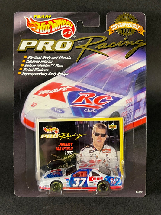 Team Hot Wheels Pro Racing 1st Edition 1997 Super Speedway Jeremy Mayfield