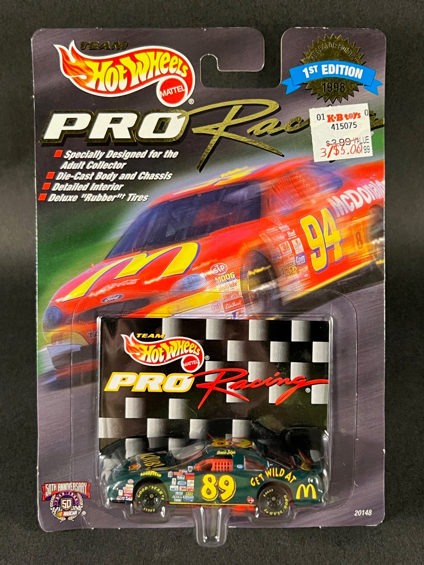 Team Hot Wheels Pro Racing 1998 1st Edition Dennis Setzer