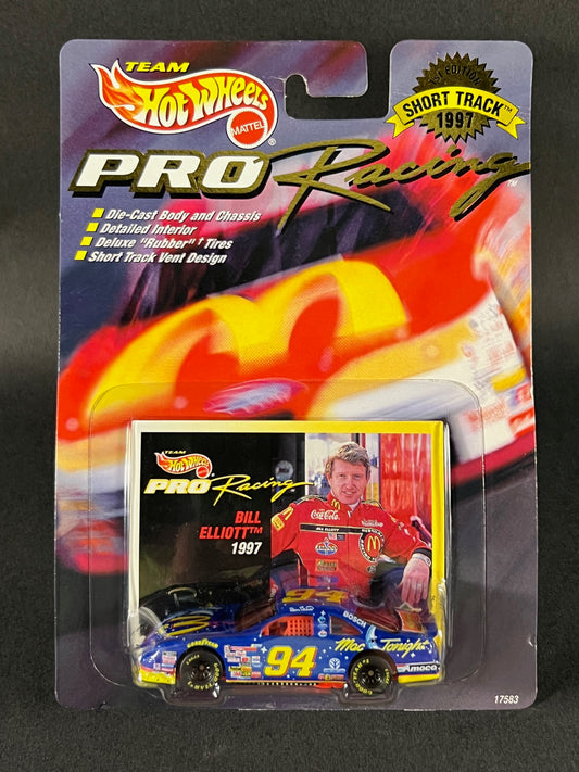 Team Hot Wheels Pro Racing 1st Edition 1997 Short Track 94 Bill Elliott