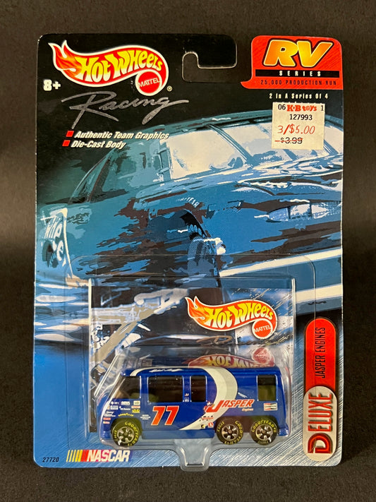 Hot Wheels Racing 1999 NASCAR RV Series #2 Jasper Engines, Blue