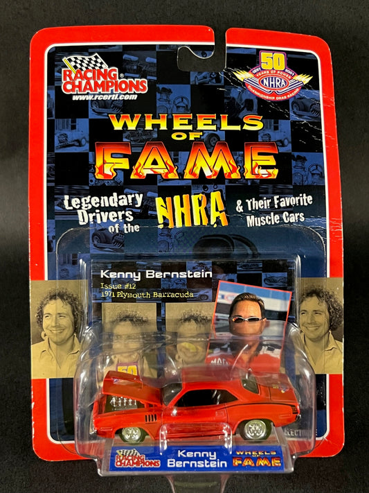 Racing Champions 2001 NHRA Wheels of Fame #12 1971 Plymouth Barracuda, Red