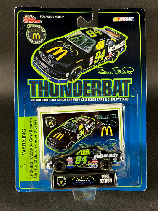 Racing Champions 1995 Edition NASCAR Bill Elliott 94 Thunderbat, Black