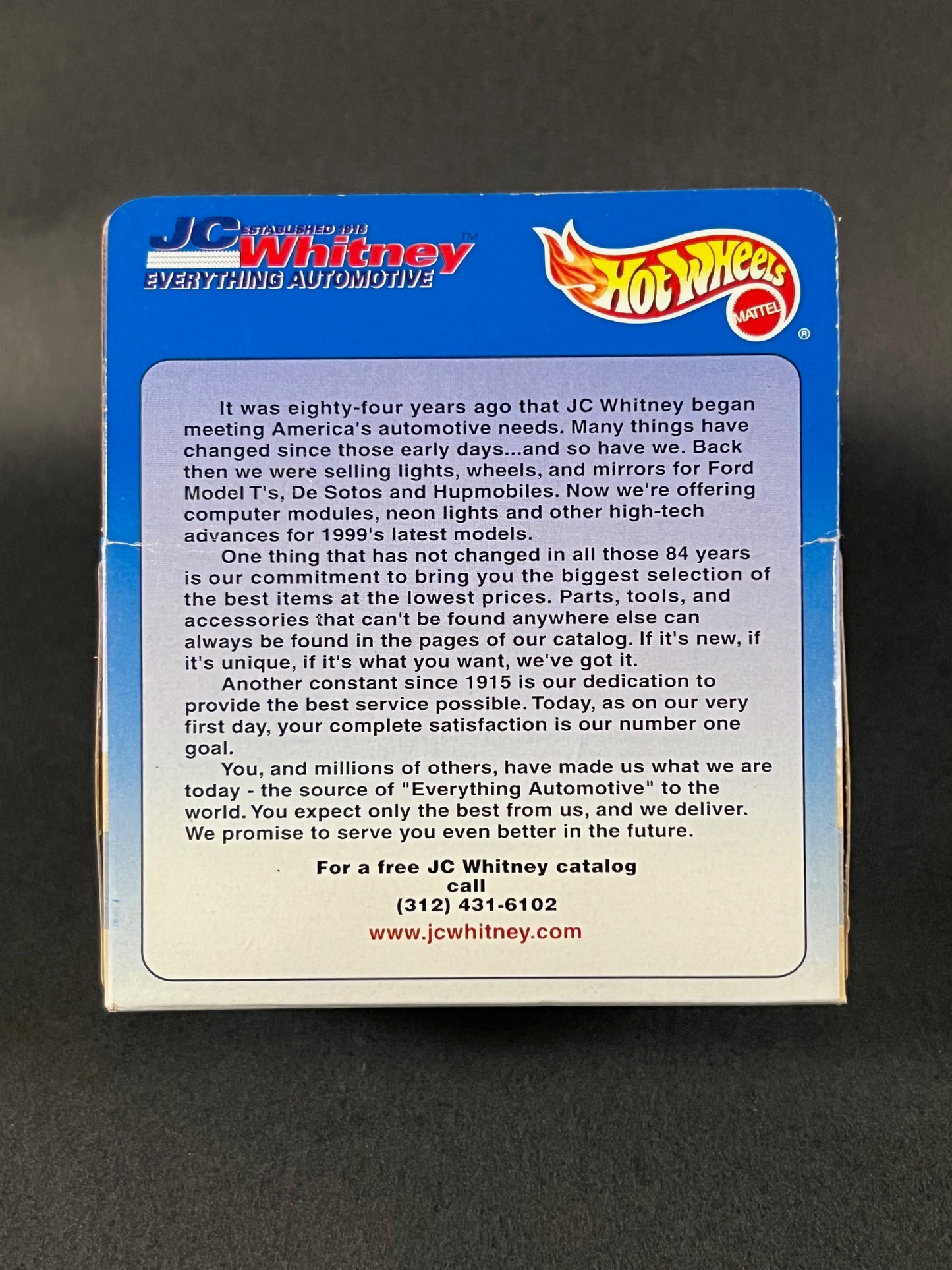 Hot Wheels 1999 Special Edition JC Whitney Scorchin' Scooter, Blue