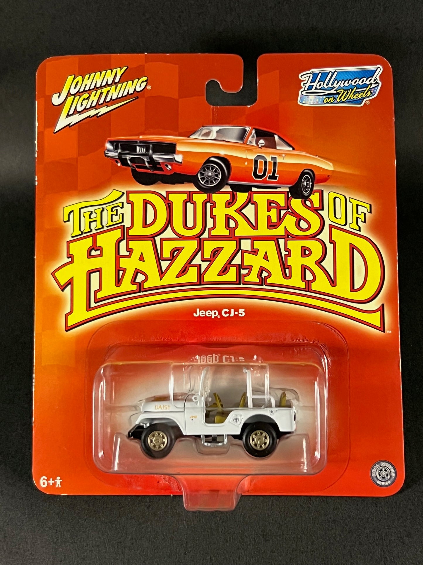 Johnny Lightning 2004 Hollywood On Wheels The Dukes of Hazzard Jeep CJ-5, White