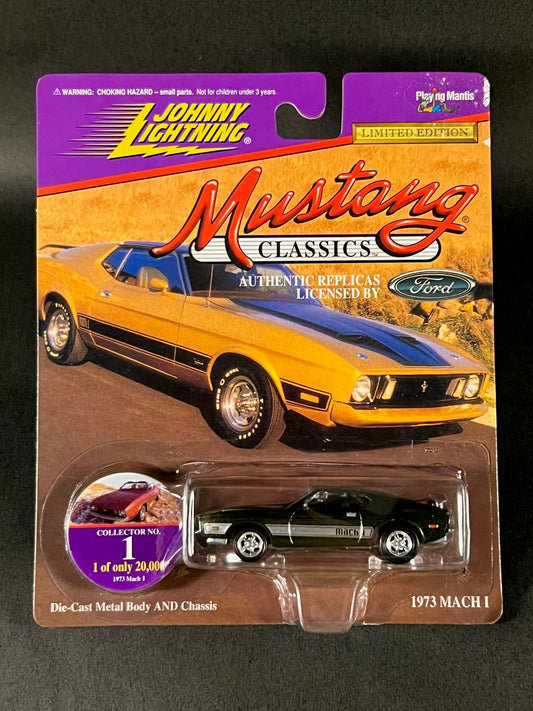 Johnny Lightning 1997 Mustang Classics #1 1973 Mach I, Green