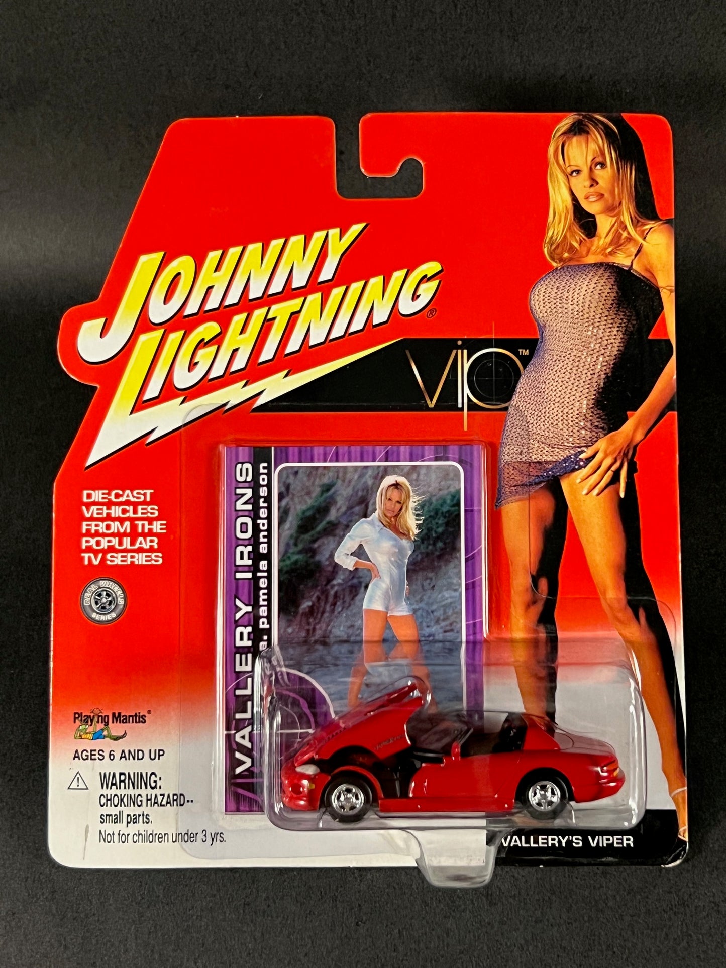 Johnny Lightning 2000 VIP Vallery Irons/Pamela Anderson Vallery's Viper, Red