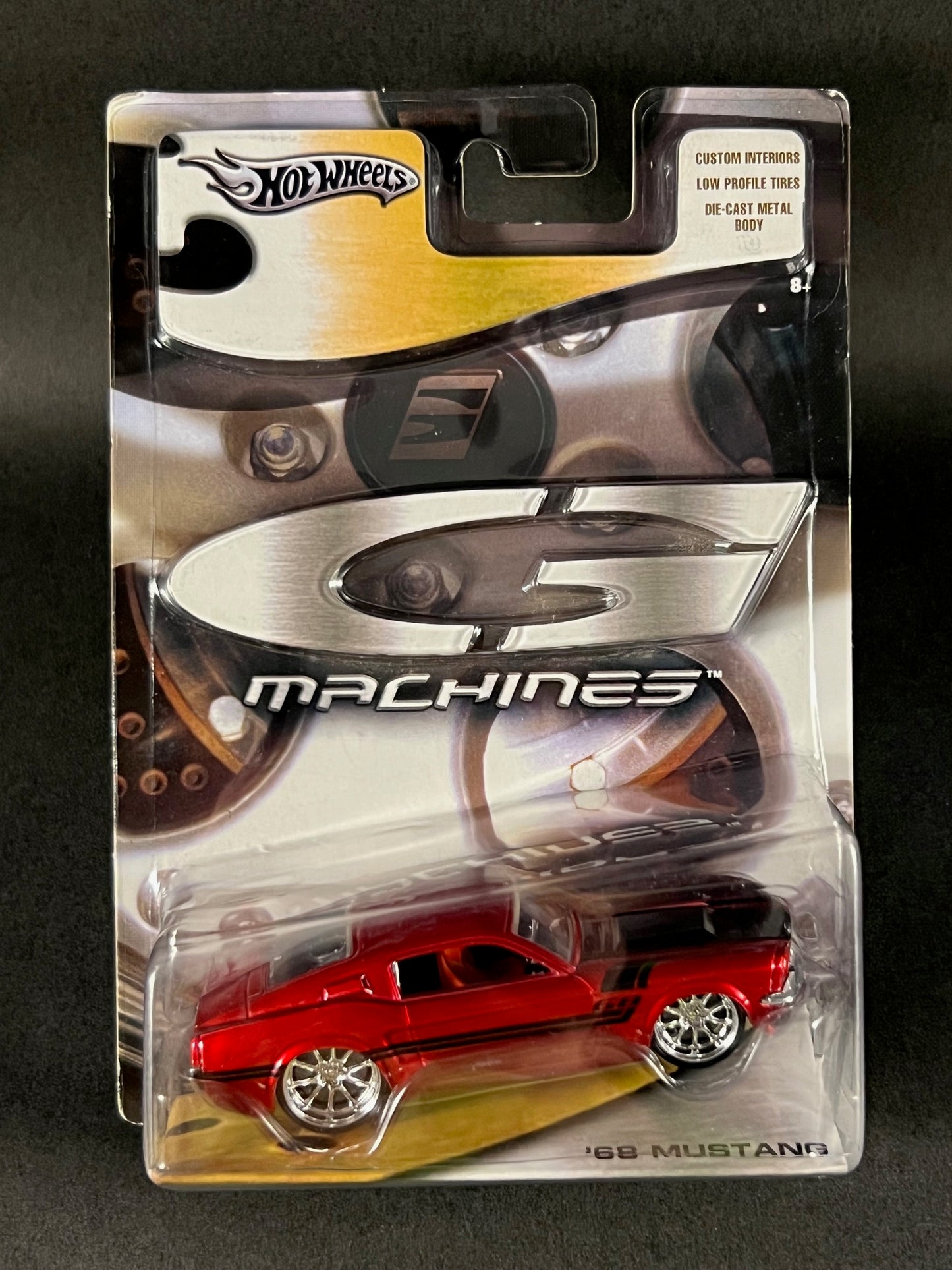 Hot Wheels 2005 G Machines '68 Mustang, Red