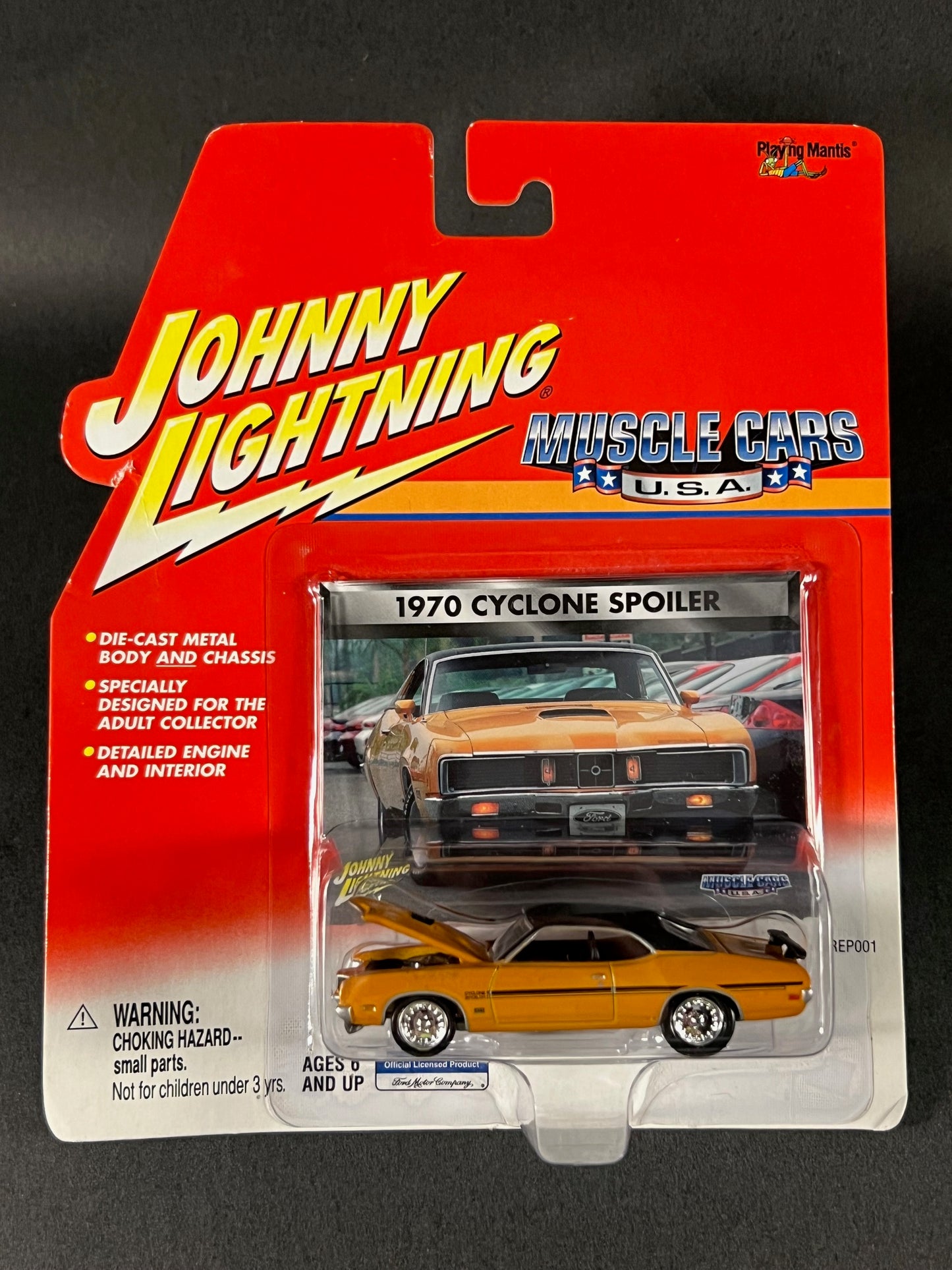 Johnny Lightning 2000 Muscle Cars USA 1970 Cyclone Spoiler, Orange