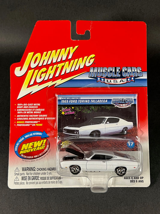 Johnny Lightning 2004 Muscle Cars USA #17 1969 Ford Talladega, White