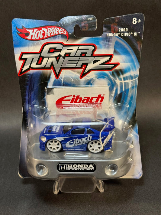 2002 Hot Wheels Car Tunerz 2000 Honda Civic Si, Blue