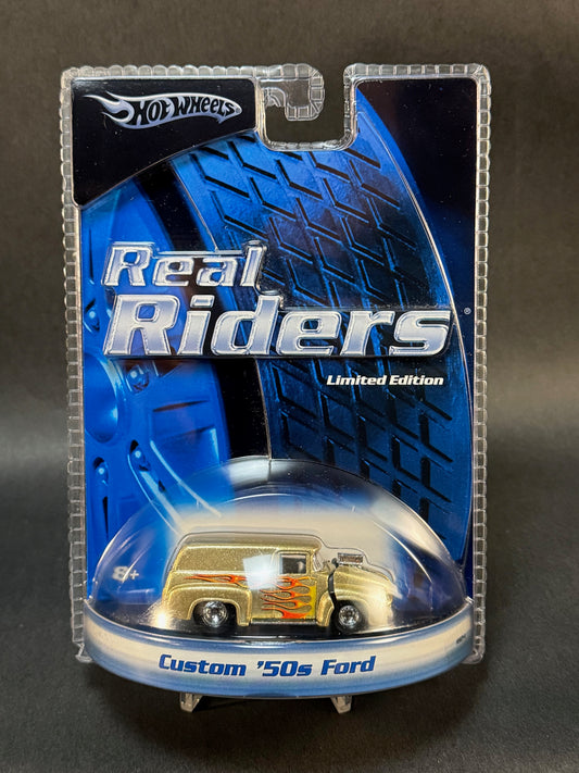2005 Hot Wheels Real Riders Custom 50's Ford, Gold