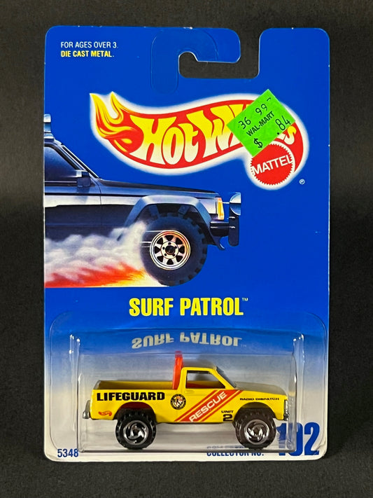 Hot Wheels 1991 #102 Surf Patrol, Yellow