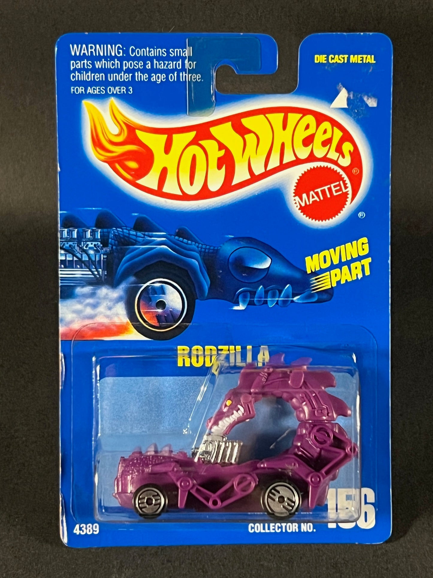 Hot Wheels 1991 #156 Rodzilla, Purple