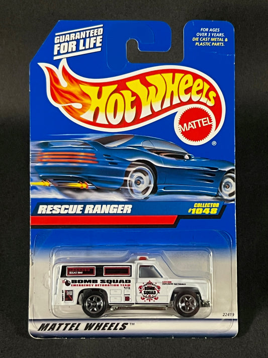 Hot Wheels 1998 #1048 Rescue Ranger, White